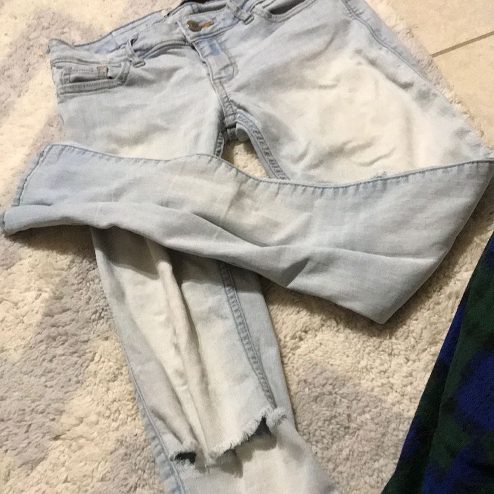 Hollister ripped jeans